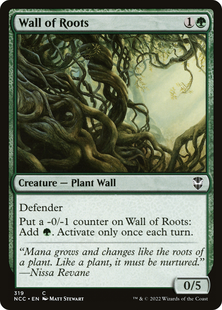 Wall of Roots [Streets of New Capenna Commander] | Grognard Games