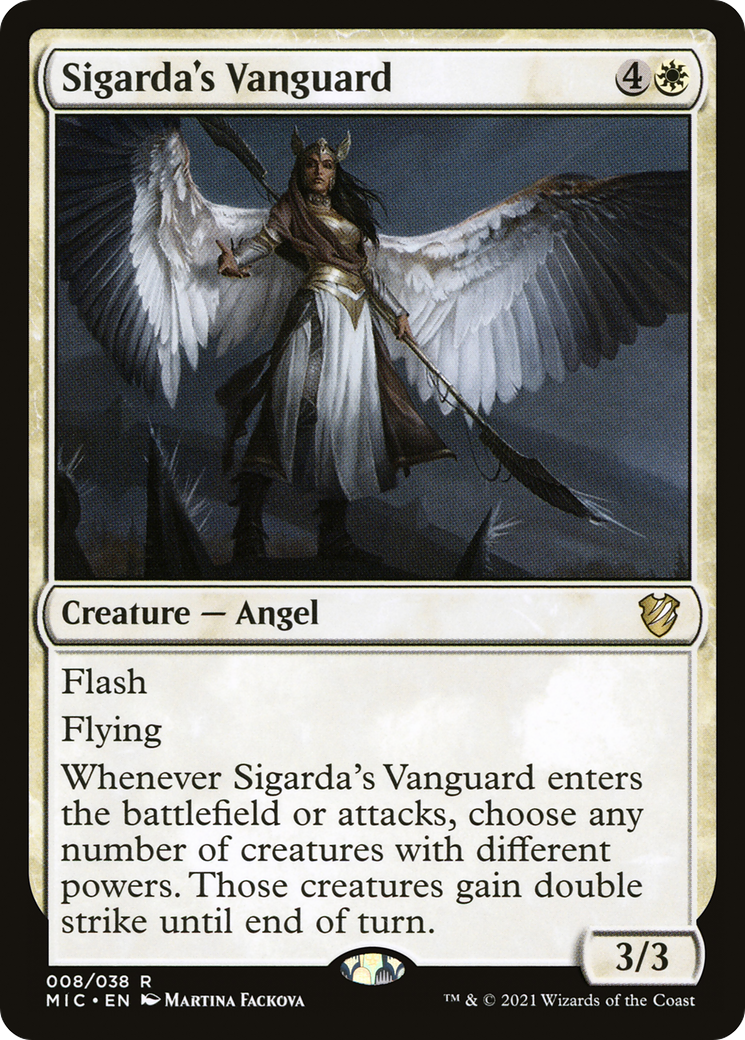 Sigarda's Vanguard [Innistrad: Midnight Hunt Commander] | Grognard Games
