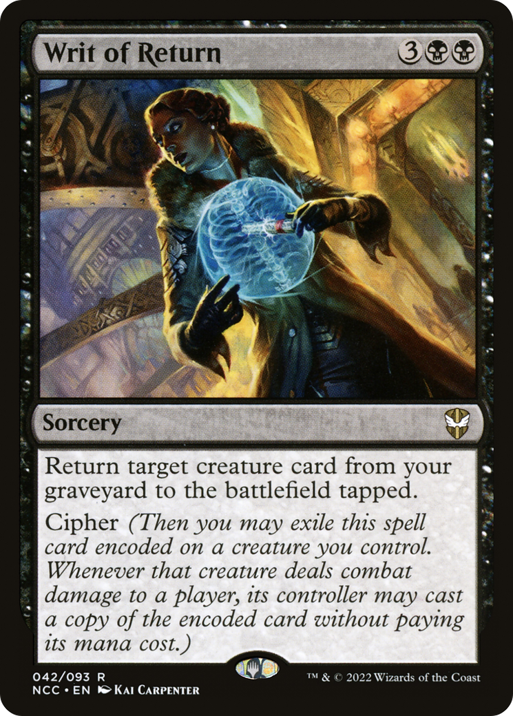 Writ of Return [Streets of New Capenna Commander] | Grognard Games