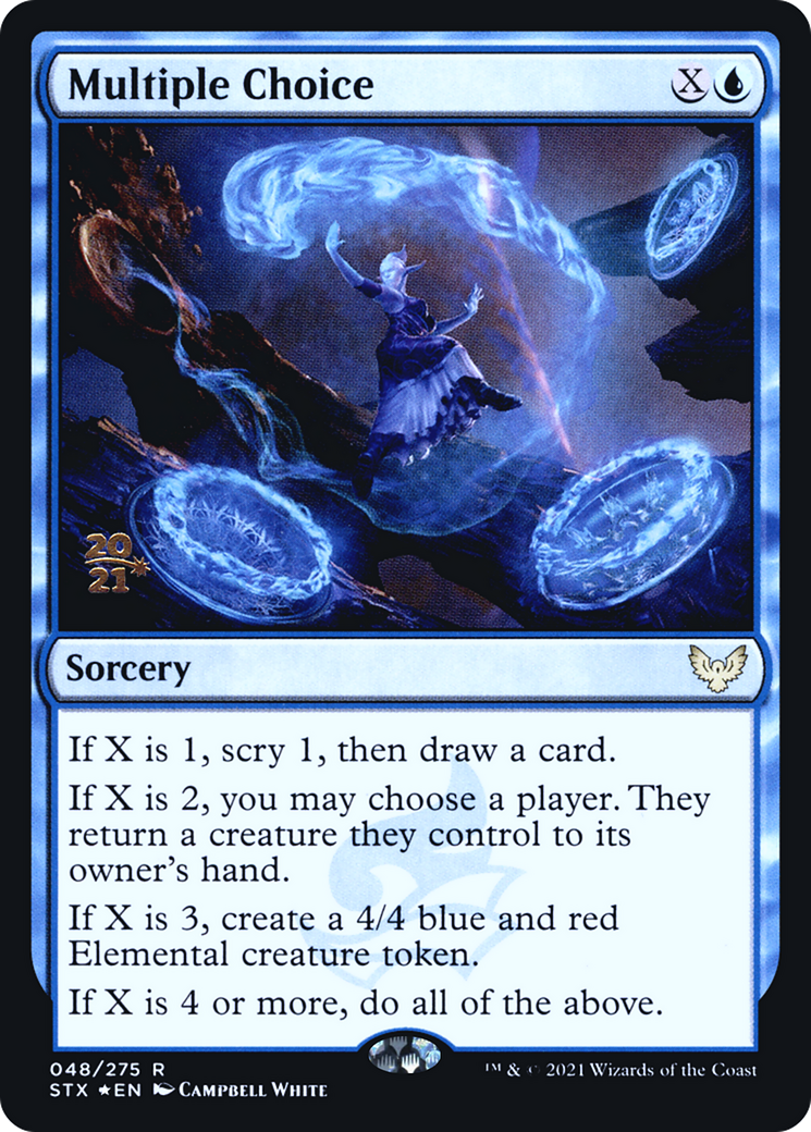 Multiple Choice [Strixhaven: School of Mages Prerelease Promos] | Grognard Games