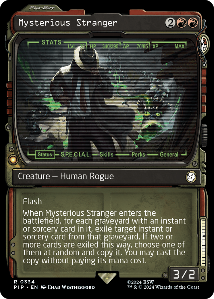 Mysterious Stranger (Showcase) [Fallout] | Grognard Games