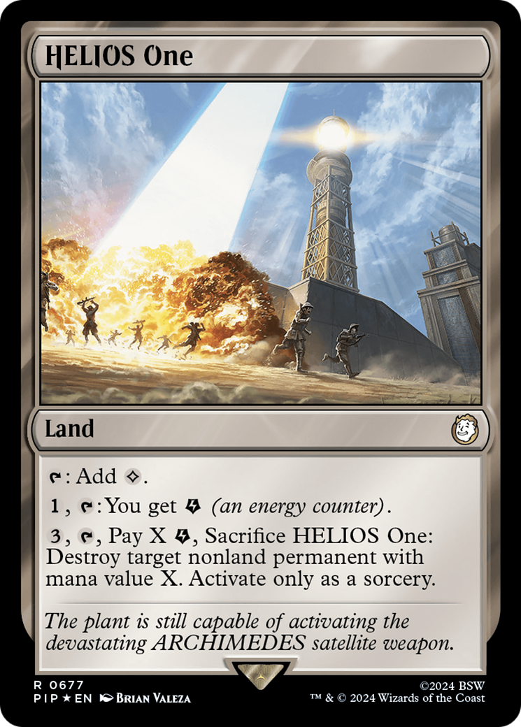 HELIOS One (Surge Foil) [Fallout] | Grognard Games