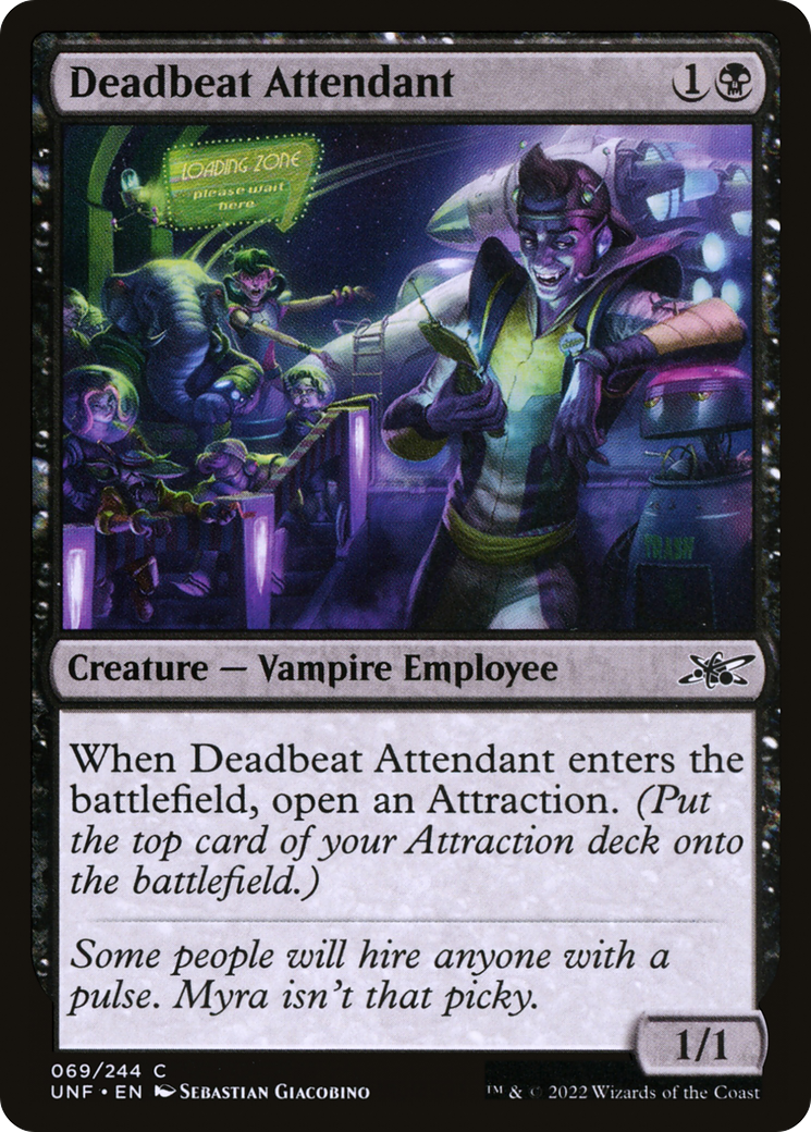 Deadbeat Attendant [Unfinity] | Grognard Games