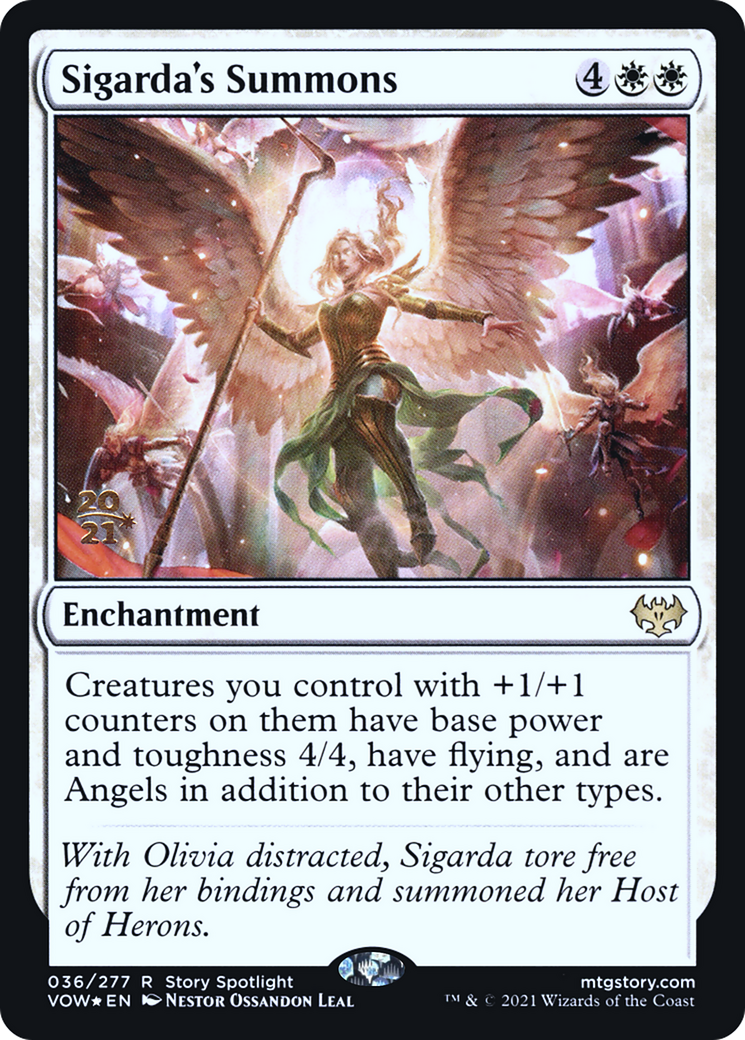 Sigarda's Summons [Innistrad: Crimson Vow Prerelease Promos] | Grognard Games
