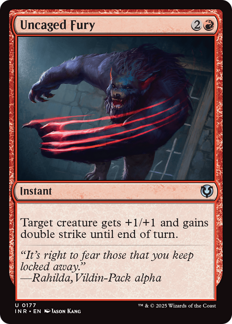 Uncaged Fury [Innistrad Remastered] | Grognard Games