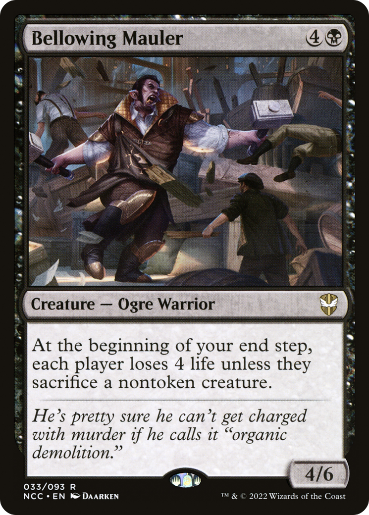 Bellowing Mauler [Streets of New Capenna Commander] | Grognard Games