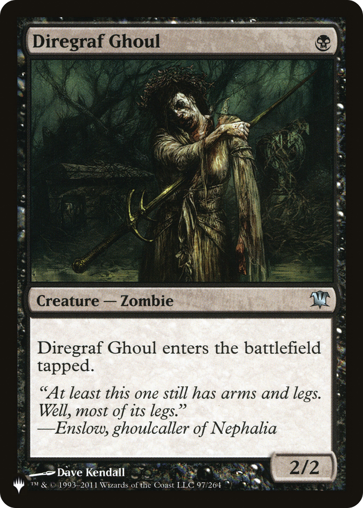 Diregraf Ghoul [The List Reprints] | Grognard Games