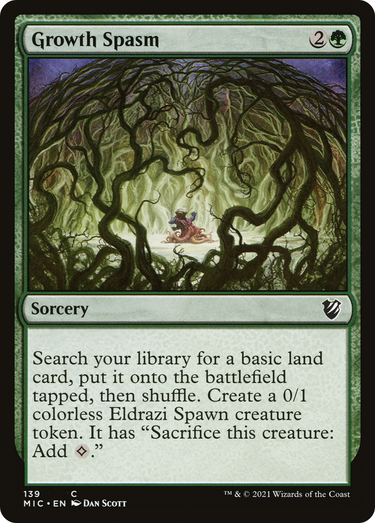 Growth Spasm [Innistrad: Midnight Hunt Commander] | Grognard Games