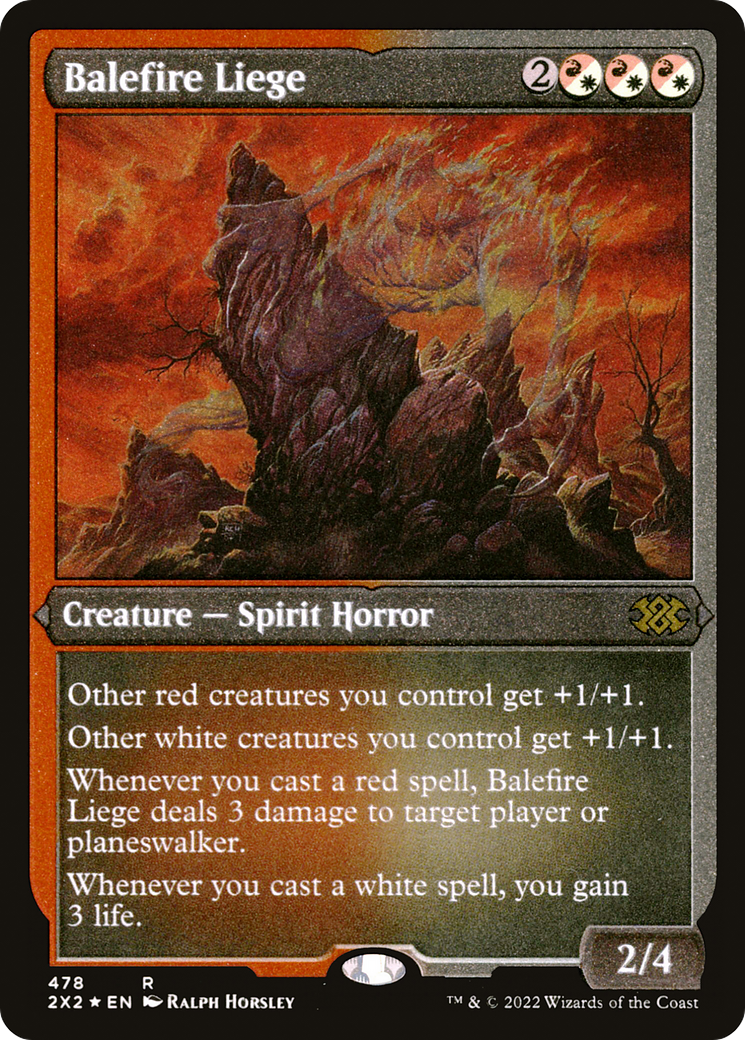 Balefire Liege (Foil Etched) (2X2-478) - Double Masters 2022 Foil | Grognard Games