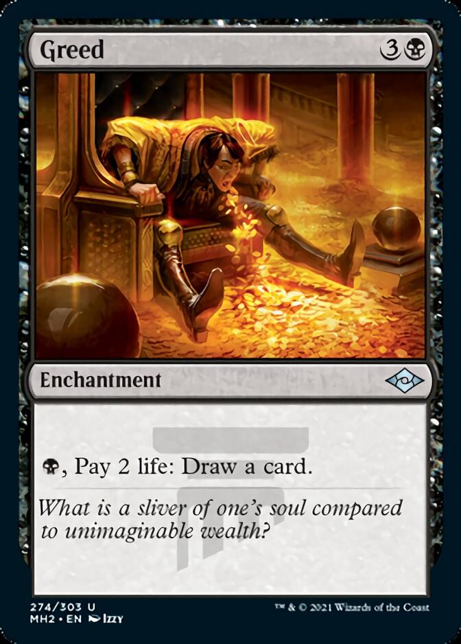 Greed (Foil Etched) [Modern Horizons 2] | Grognard Games