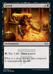 Greed (Foil Etched) [Modern Horizons 2] | Grognard Games
