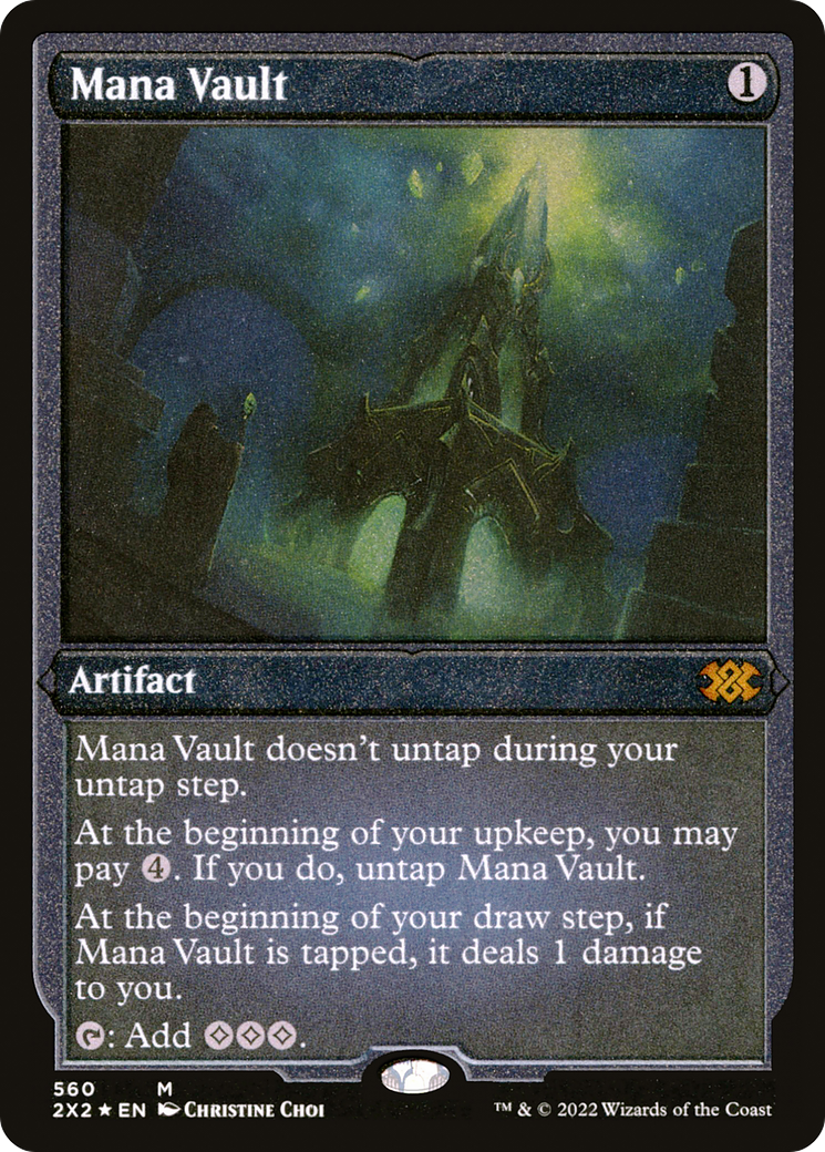 Mana Vault (Foil Etched) (2X2-560) - Double Masters 2022 Foil | Grognard Games