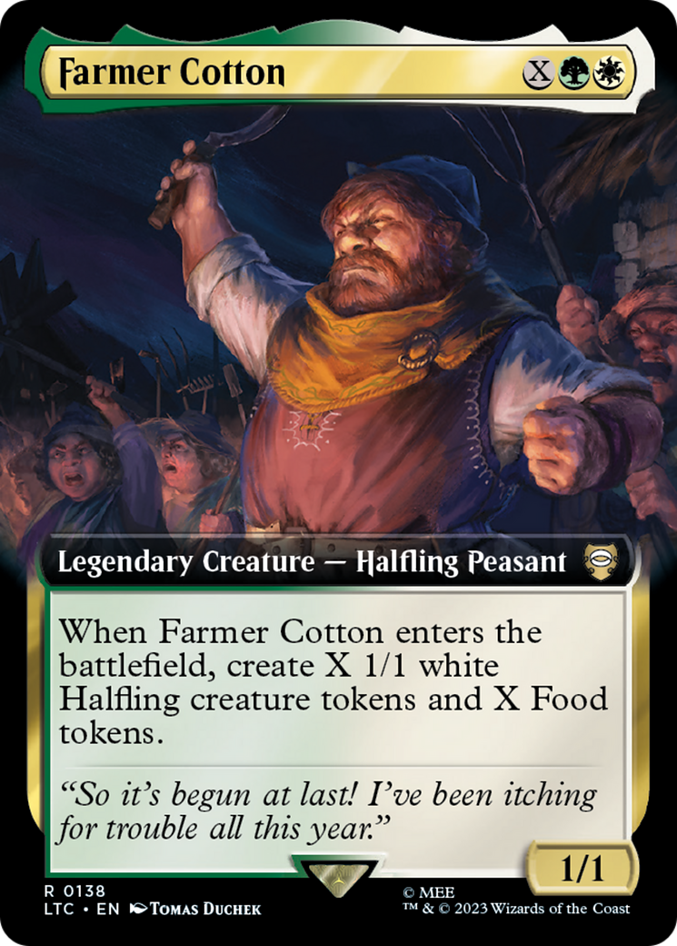 Farmer Cotton (LTC-138) - Tales of Middle-earth Commander: (Extended Art) Foil | Grognard Games