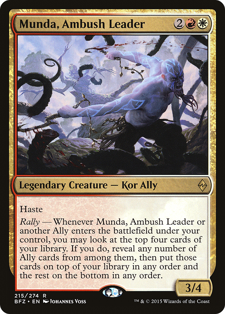 Munda, Ambush Leader [Battle for Zendikar] | Grognard Games