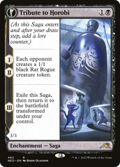 Tribute to Horobi // Echo of Death's Wail (Extended Art) [Kamigawa: Neon Dynasty] | Grognard Games
