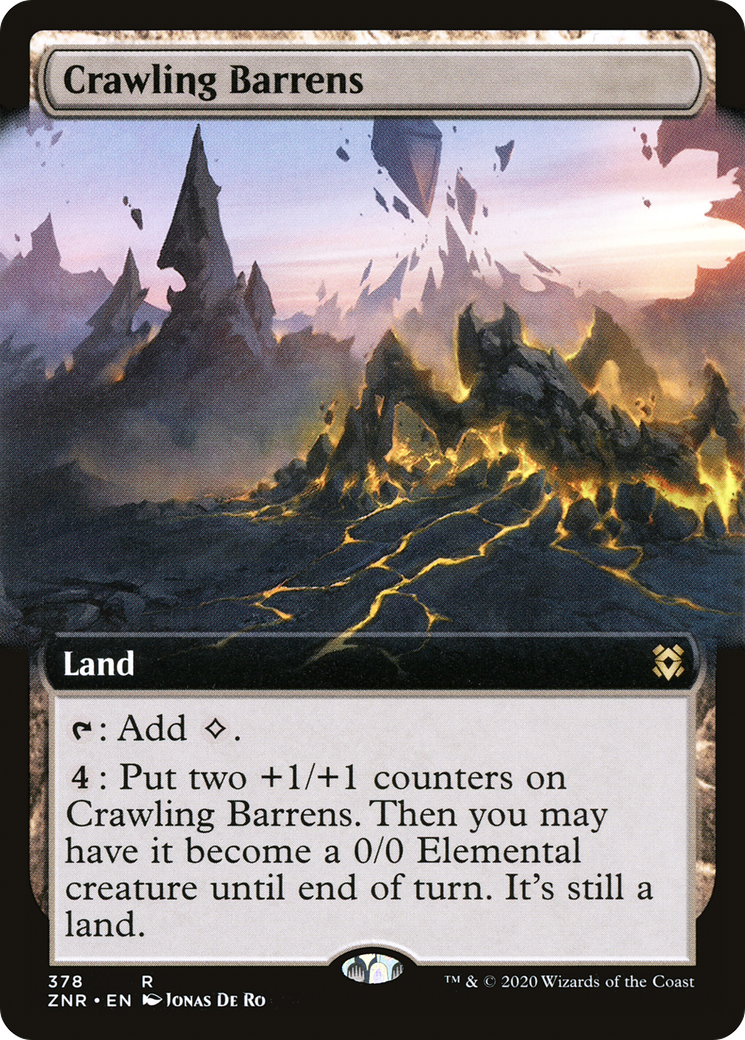 Crawling Barrens (Extended) [Zendikar Rising] | Grognard Games