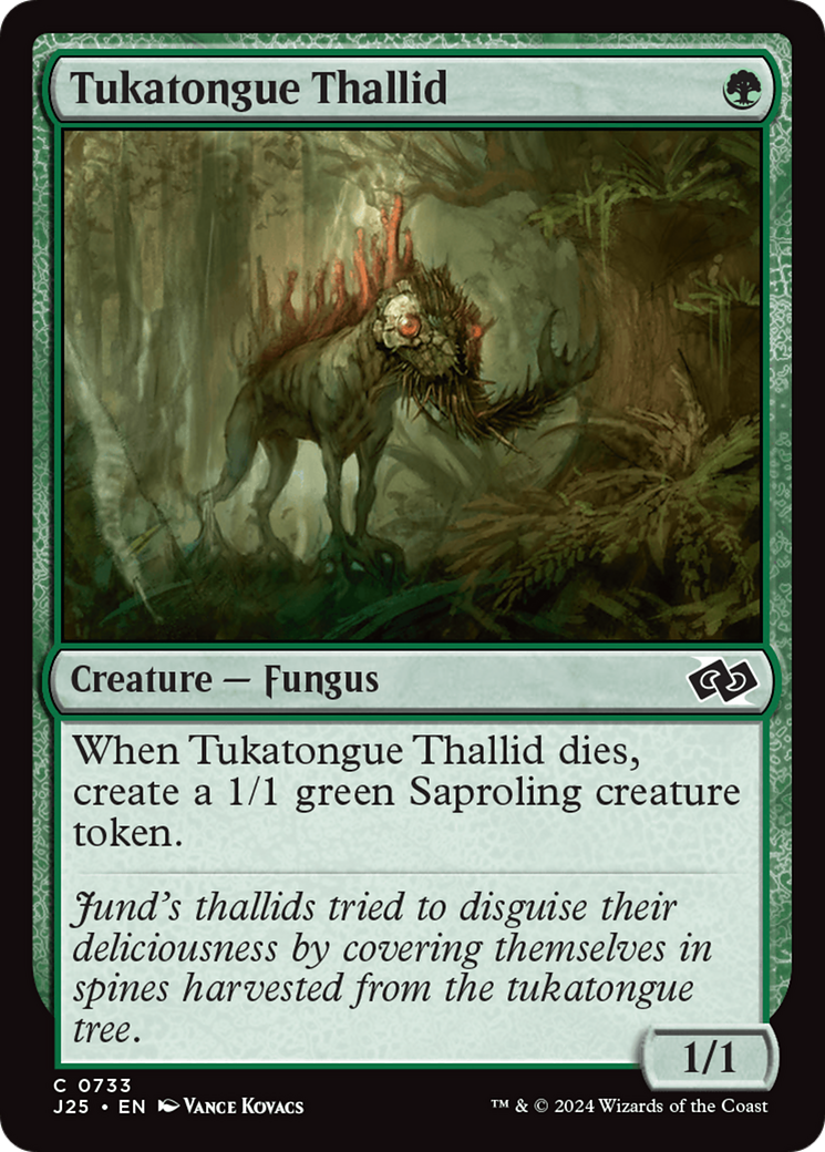 Tukatongue Thallid [Foundations Jumpstart] | Grognard Games