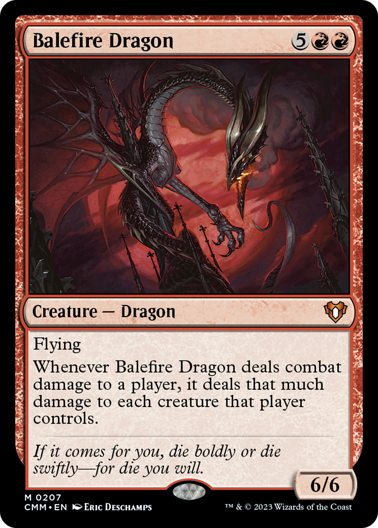 Balefire Dragon [Commander Masters] | Grognard Games