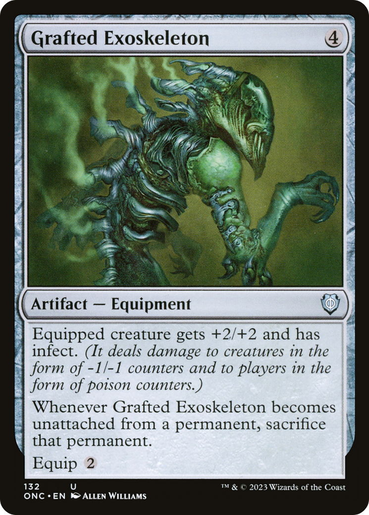 Grafted Exoskeleton [Phyrexia: All Will Be One Commander] | Grognard Games