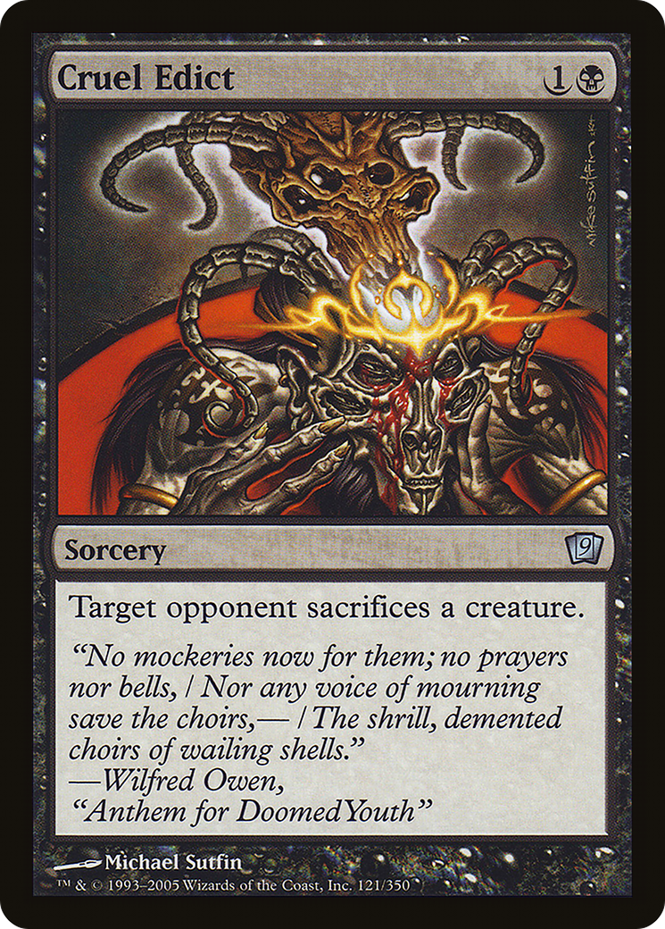 Cruel Edict [Ninth Edition] | Grognard Games