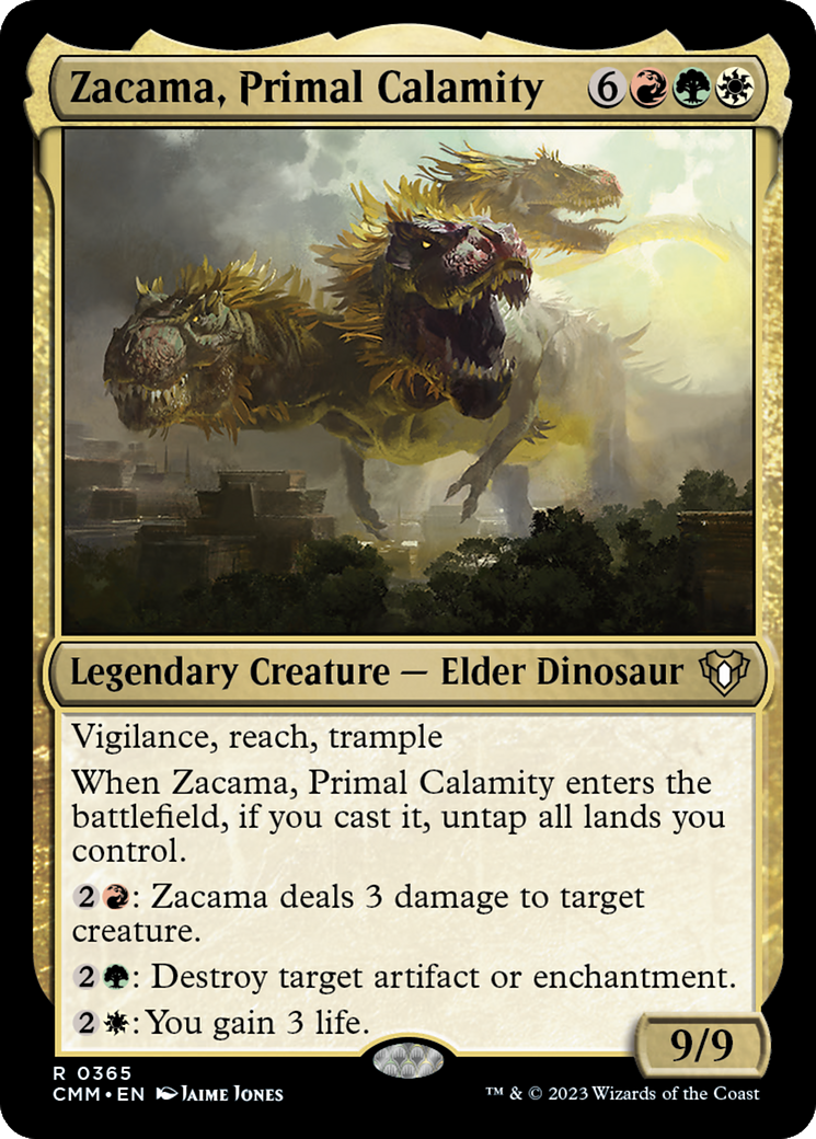 Zacama, Primal Calamity [Commander Masters] | Grognard Games