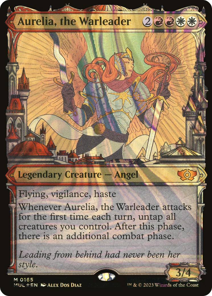 Aurelia, the Warleader (Halo Foil) [Multiverse Legends] | Grognard Games