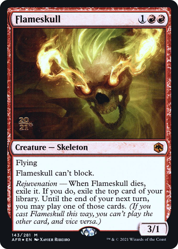 Flameskull [Dungeons & Dragons: Adventures in the Forgotten Realms Prerelease Promos] | Grognard Games