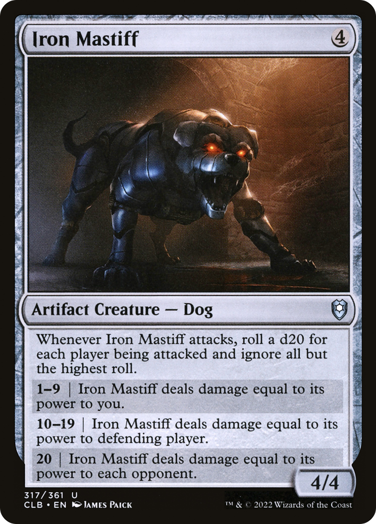 Iron Mastiff [Commander Legends: Battle for Baldur's Gate] | Grognard Games