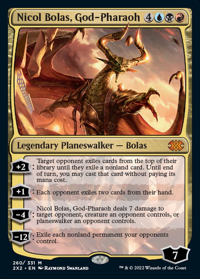 Nicol Bolas, God-Pharaoh [Double Masters 2022] | Grognard Games