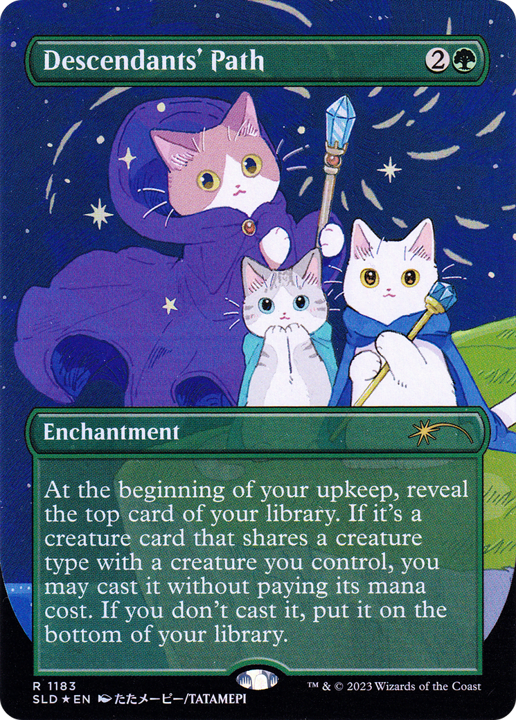 Descendants' Path (Borderless) [Secret Lair Drop Series] | Grognard Games