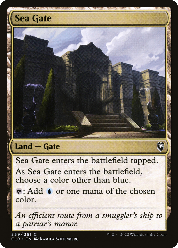 Sea Gate [Commander Legends: Battle for Baldur's Gate] | Grognard Games