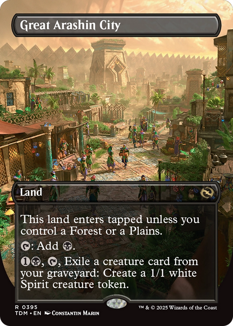 Great Arashin City (Borderless) [Tarkir: Dragonstorm] | Grognard Games