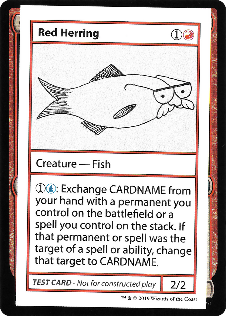 Red Herring (2021 Edition) [Mystery Booster Playtest Cards] | Grognard Games