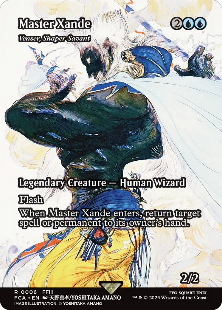 Master Xande - Venser, Shaper Savant (Showcase) (FCA-006) - FINAL FANTASY: Through the Ages Foil | Grognard Games
