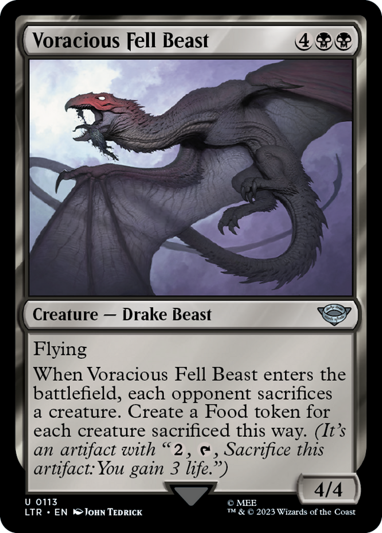 Voracious Fell Beast [The Lord of the Rings: Tales of Middle-Earth] | Grognard Games