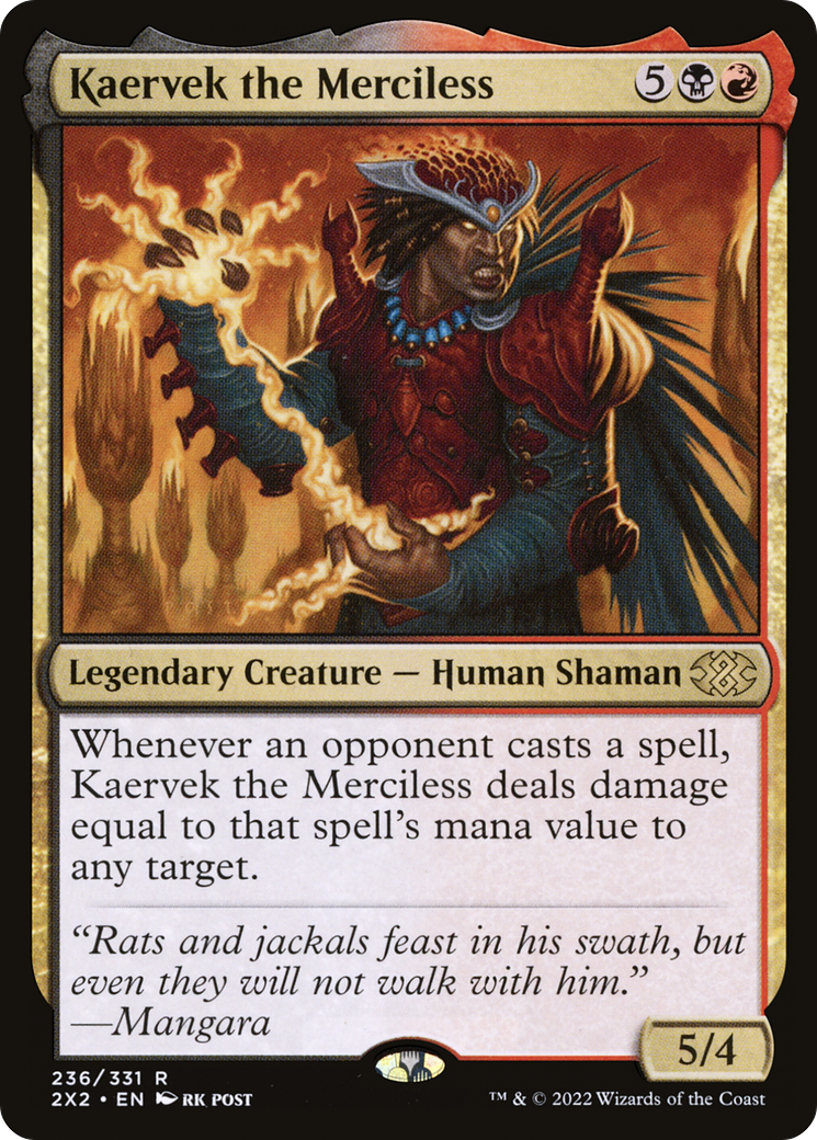 Kaervek the Merciless [Double Masters 2022] | Grognard Games