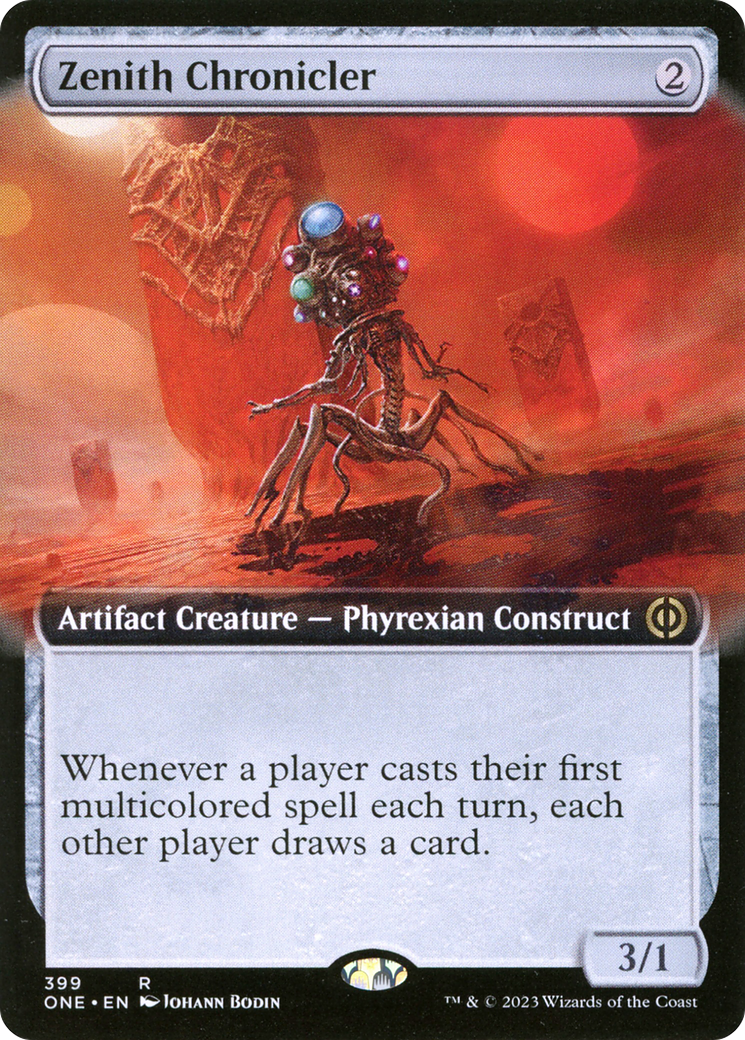 Zenith Chronicler (Extended Art) [Phyrexia: All Will Be One] | Grognard Games