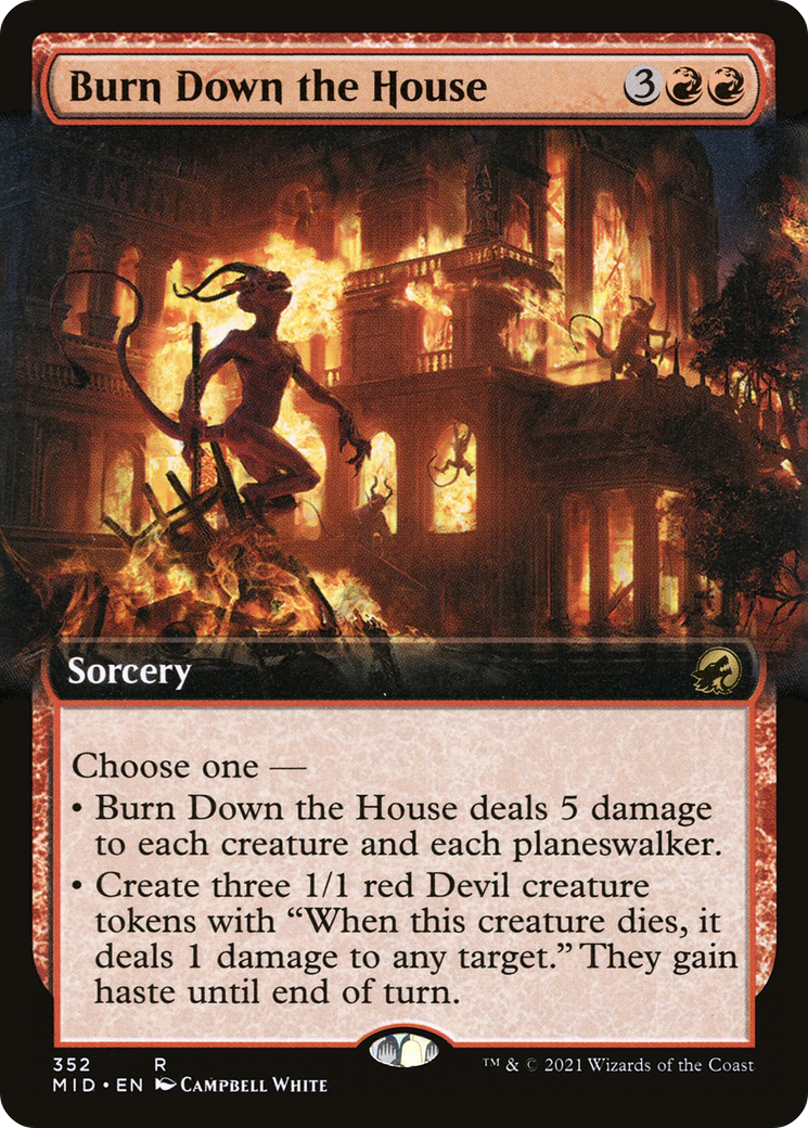 Burn Down the House (Extended) [Innistrad: Midnight Hunt] | Grognard Games