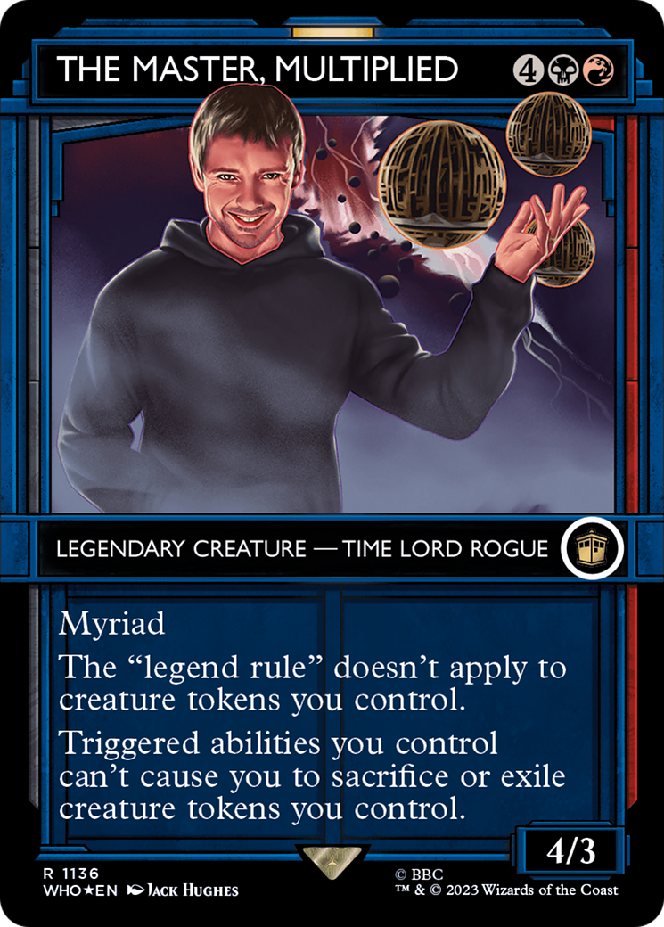 The Master, Multiplied (Showcase) (Surge Foil) [Doctor Who] | Grognard Games