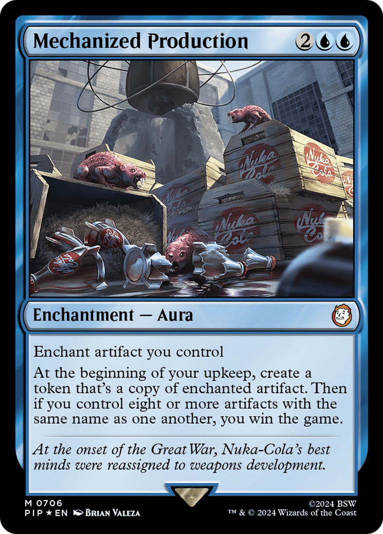 Mechanized Production (Surge Foil) [Fallout] | Grognard Games