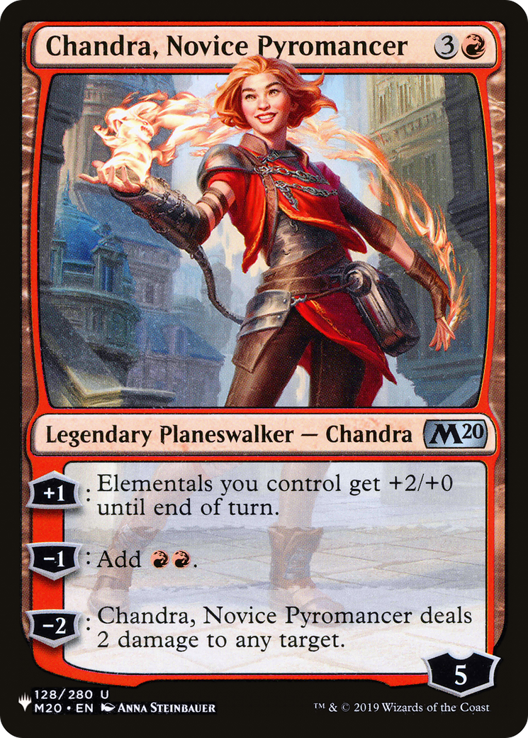 Chandra, Novice Pyromancer [The List] | Grognard Games