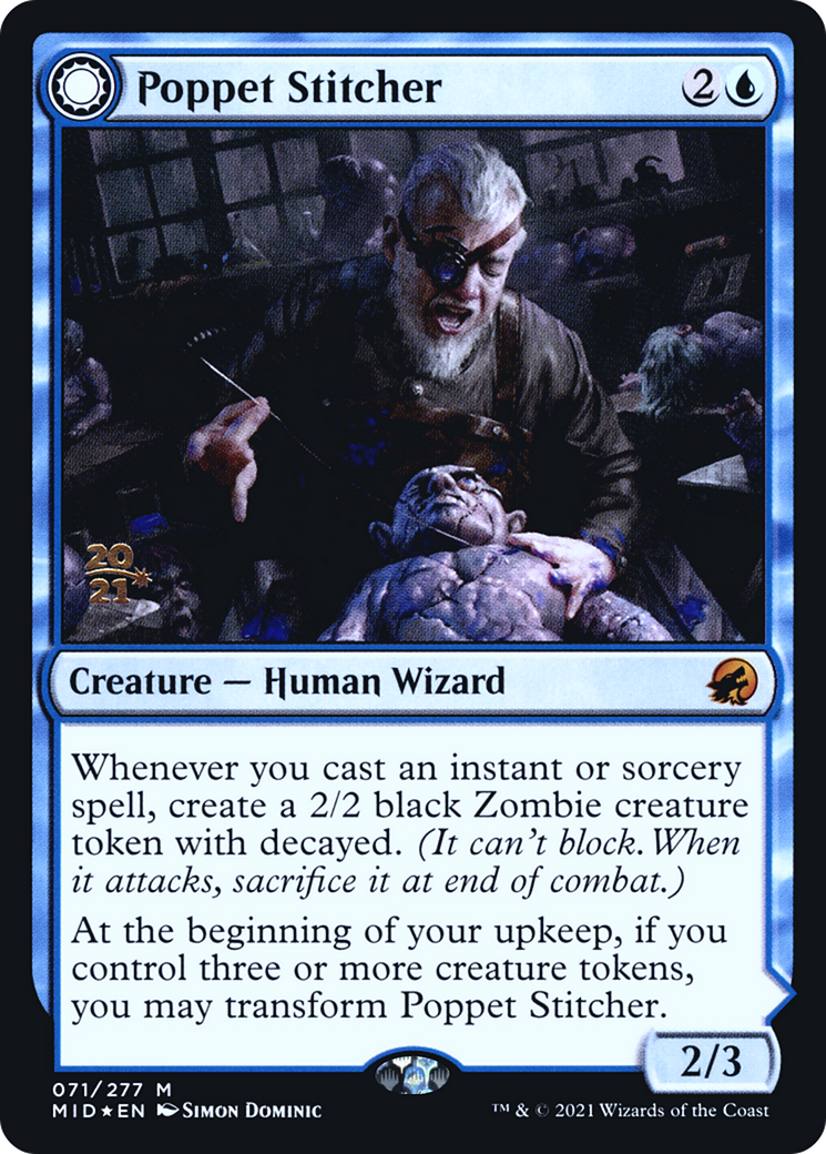 Poppet Stitcher // Poppet Factory [Innistrad: Midnight Hunt Prerelease Promos] | Grognard Games