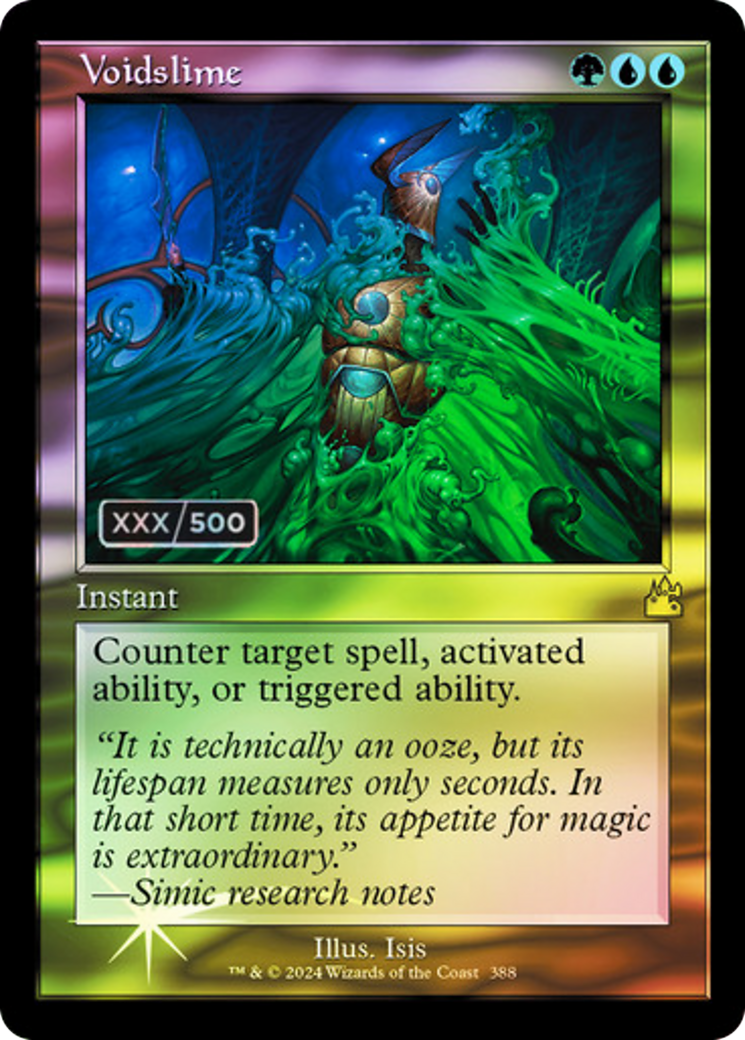 Voidslime (Retro) (Serialized) [Ravnica Remastered] | Grognard Games