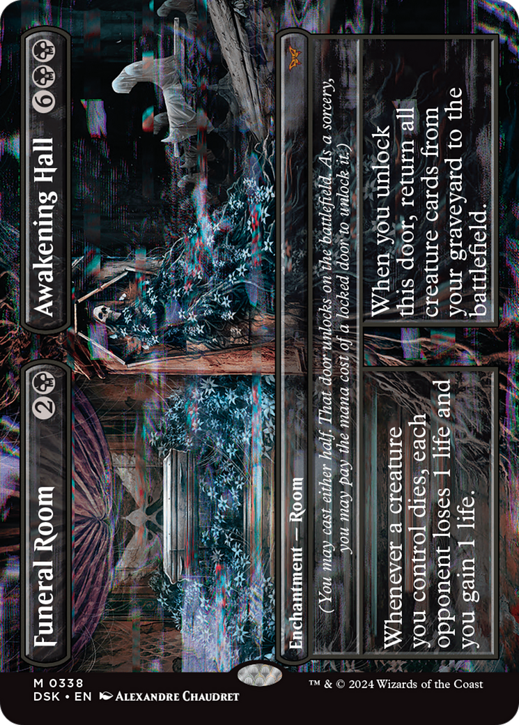 Funeral Room // Awakening Hall (Borderless) [Duskmourn: House of Horror] | Grognard Games