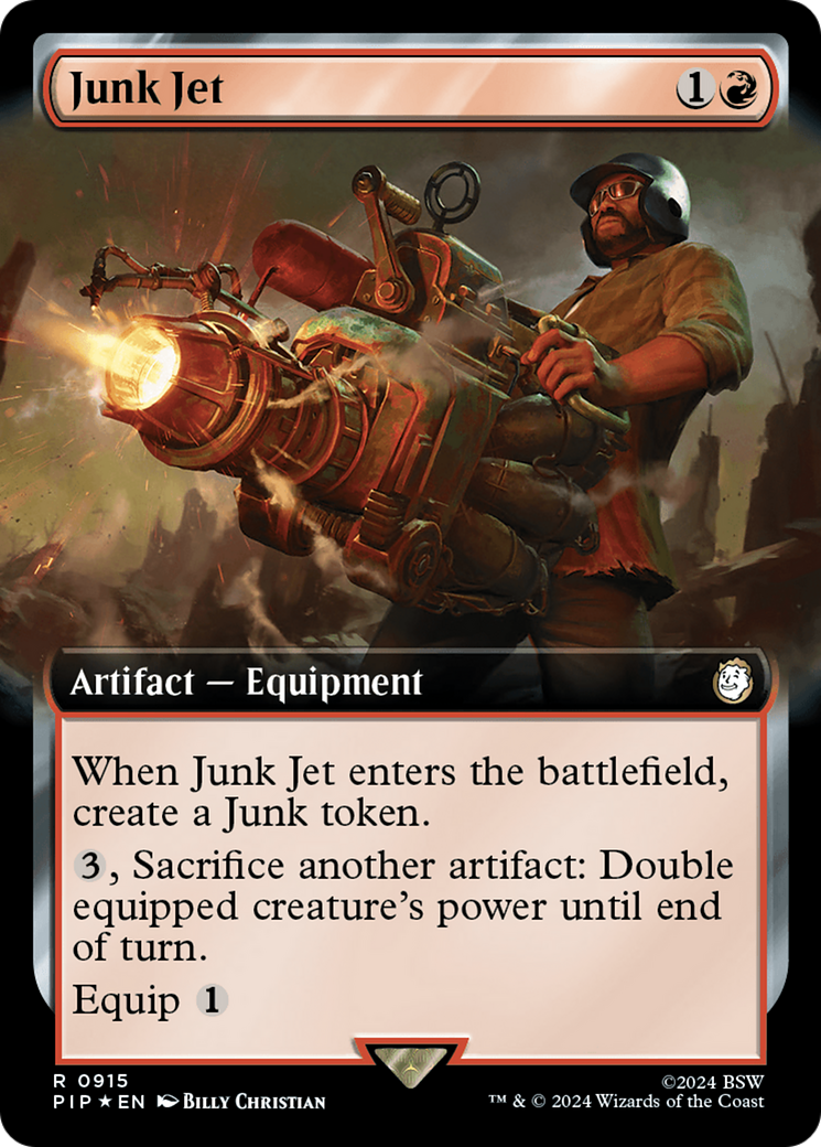 Junk Jet (Extended Art) (Surge Foil) [Fallout] | Grognard Games