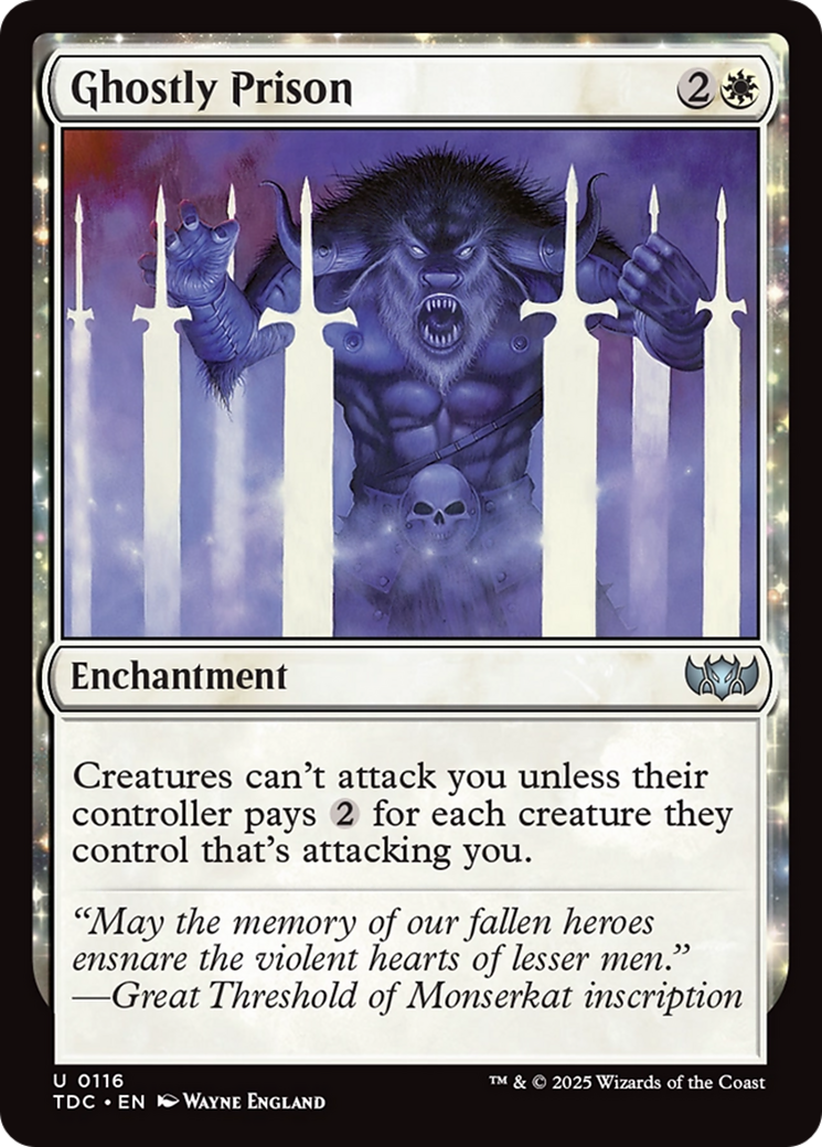 Ghostly Prison [Tarkir: Dragonstorm Commander] | Grognard Games