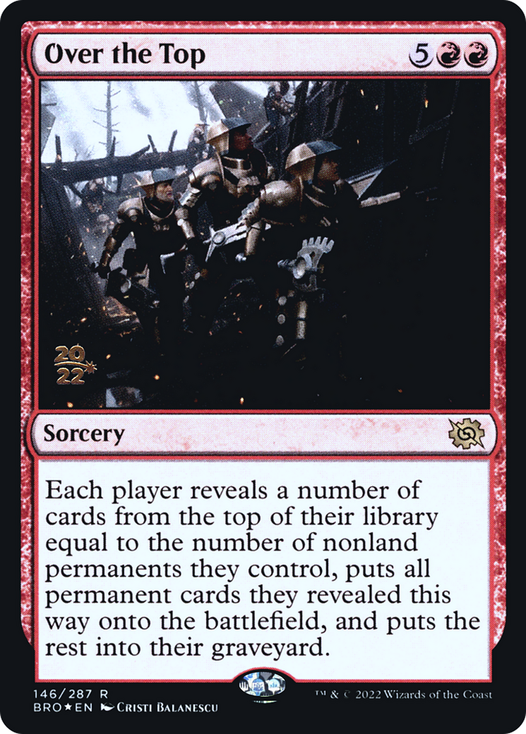 Over the Top [The Brothers' War: Prerelease Promos] | Grognard Games