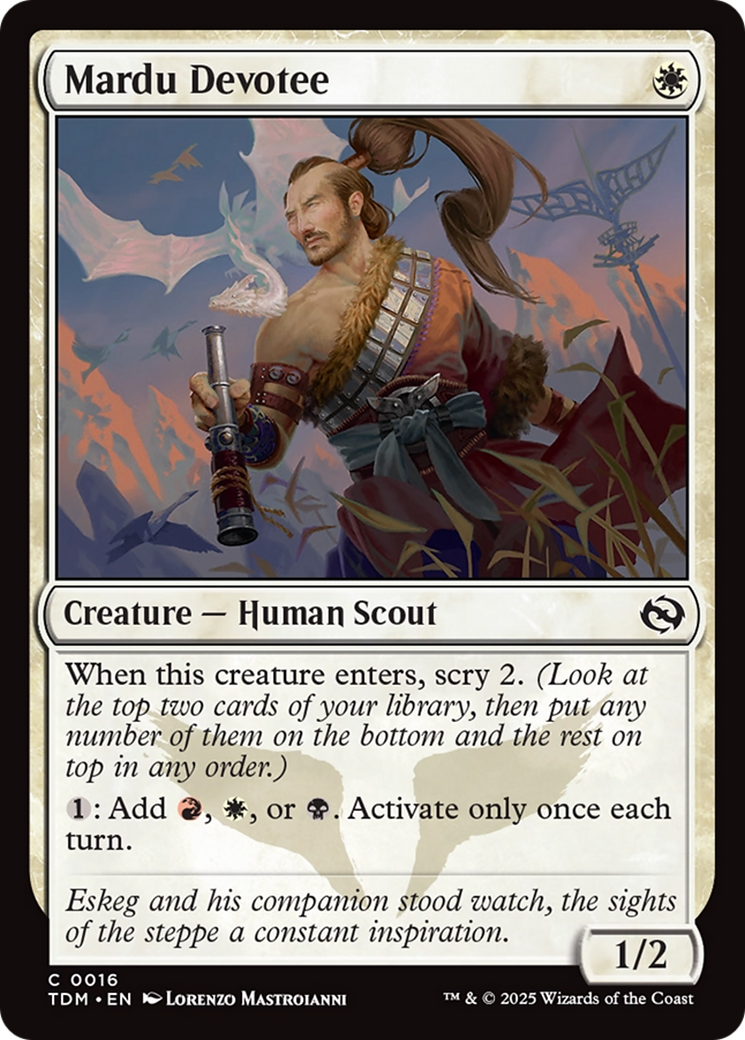 Mardu Devotee [Tarkir: Dragonstorm] | Grognard Games