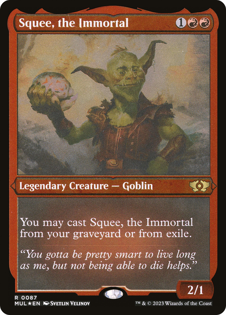 Squee, the Immortal (Foil Etched) (MUL-087) - Multiverse Legends Foil | Grognard Games