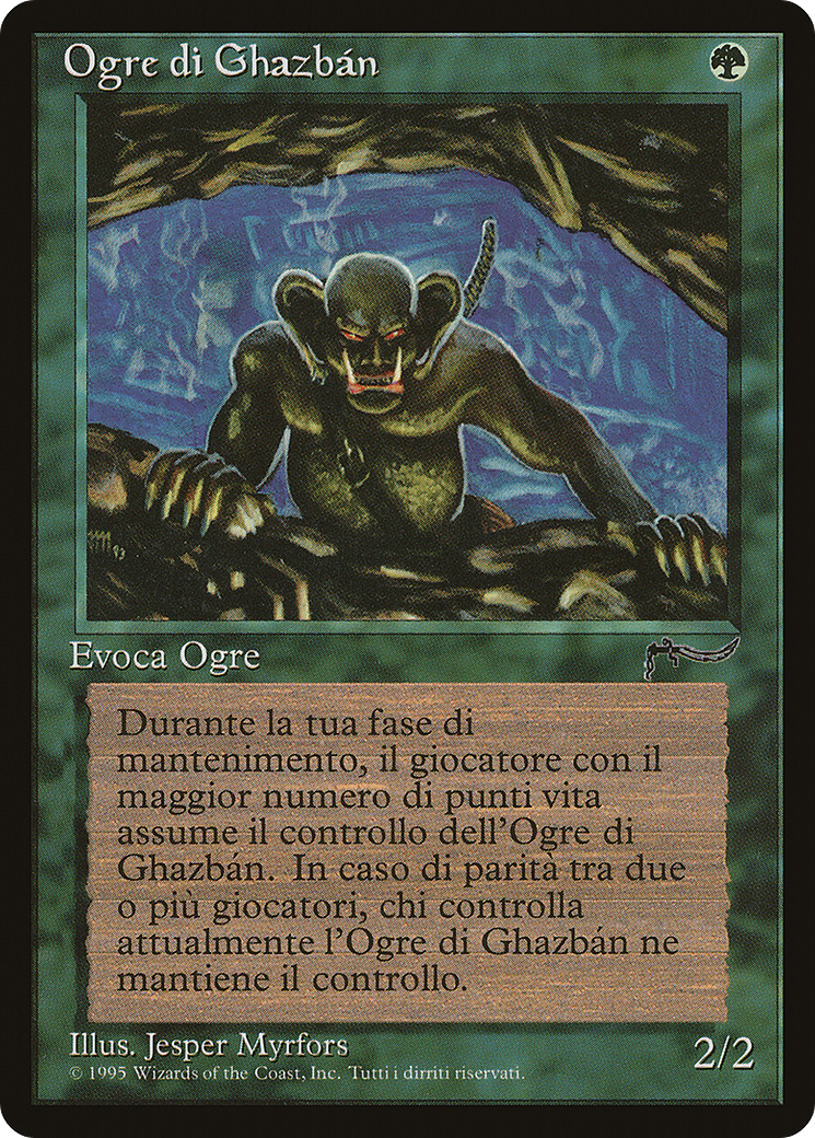 Ghazban Ogre (Italian) "Ogre di Ghazban" [Rinascimento] | Grognard Games